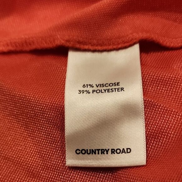 Country Road Women's Rust Tank Top Size XL Loose Fit Vacation Summer Flowy Loose - Picture 7 of 8